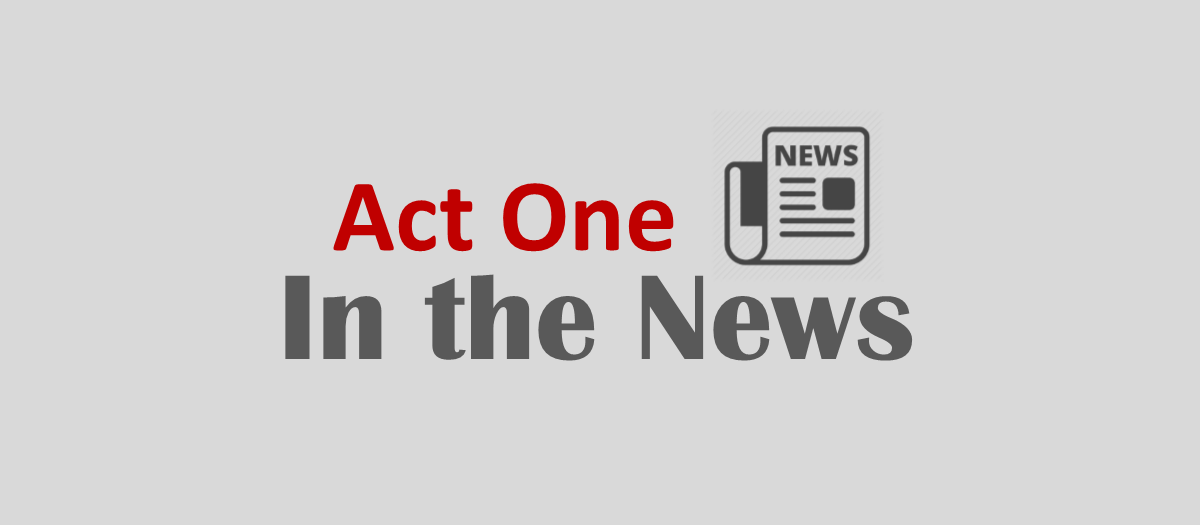 Act One Receives Support From APS