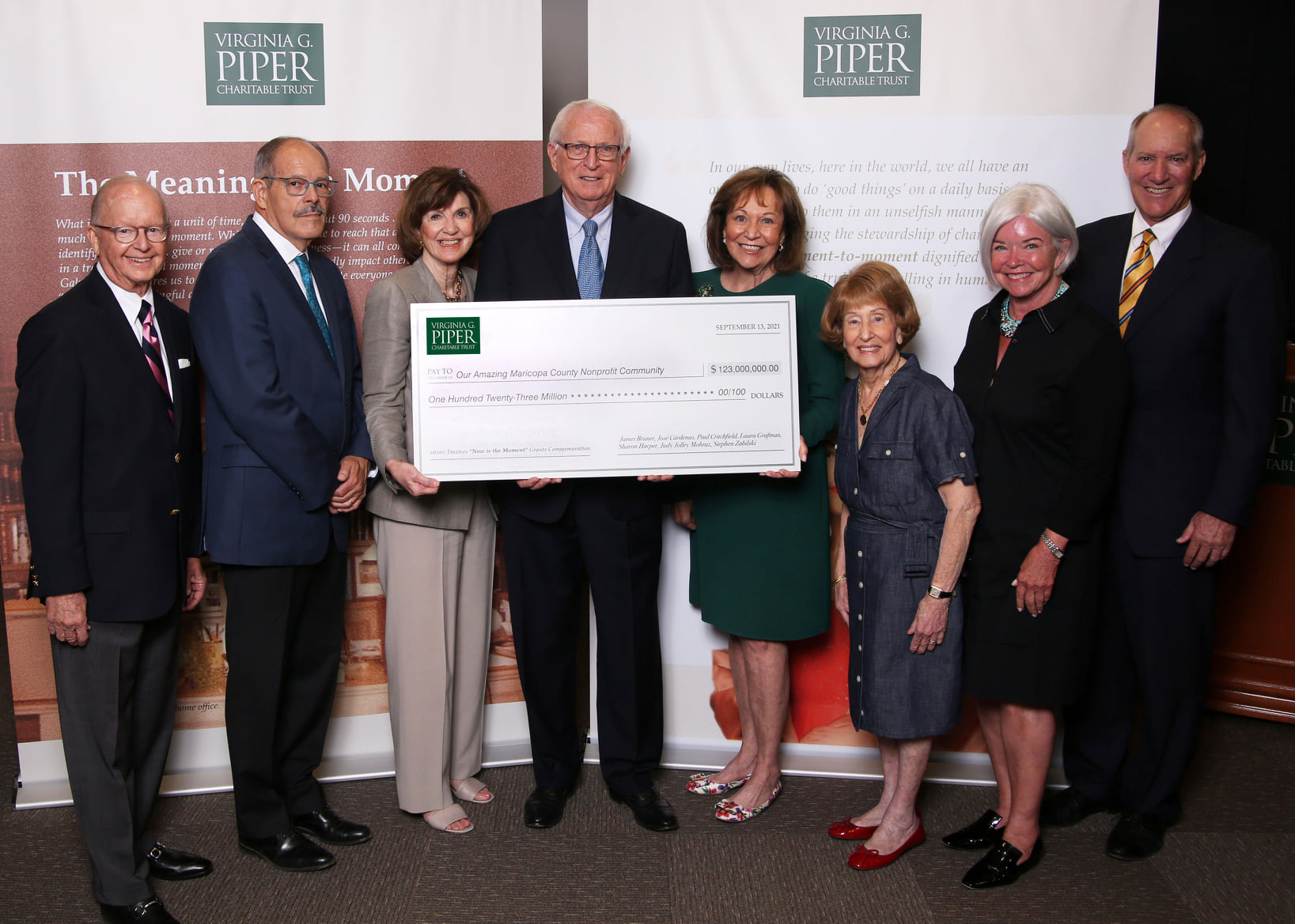Act One Receives Surprise $250 Thousand Dollar Grant From Virginia G. Piper Charitable Trust